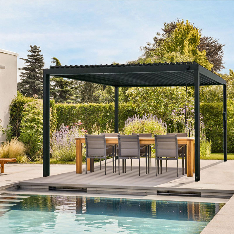 ศาลาเปอร์โกล่าแบบเปิดโล่งสไตล์ - Outdoor Furniture Metal บทวิจารณ์และราคา