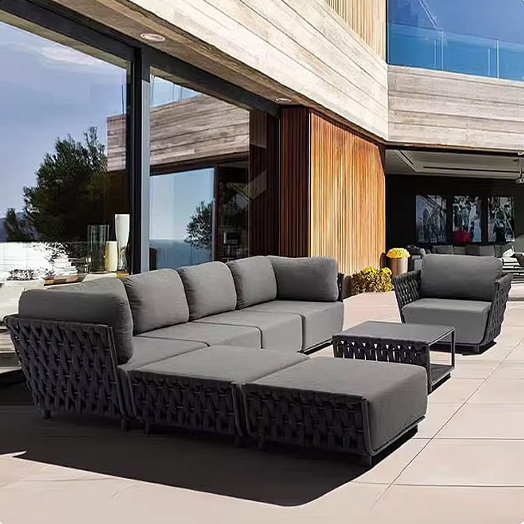 #   ชุดโซฟาหวายอลูมิเนียมหรูหร - Outdoor Furniture Luxury บทวิจารณ์และราคา