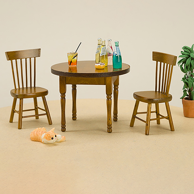1/12 ตุ๊กตาจิ๋วเฟอร์นิเจอร์ชุด - Outdoor Furniture Wood บทวิจารณ์และราคา