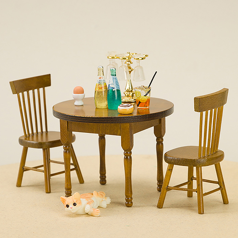 1/12 ตุ๊กตาจิ๋วเฟอร์นิเจอร์ชุด - Outdoor Furniture Wood บทวิจารณ์และราคา