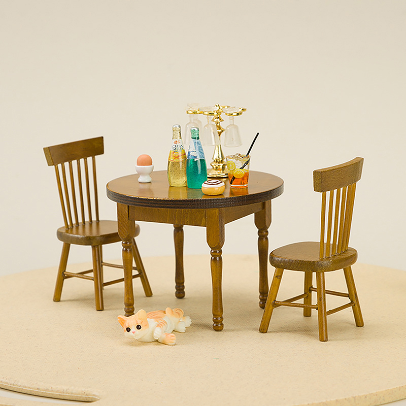 1/12 ตุ๊กตาจิ๋วเฟอร์นิเจอร์ชุด - Outdoor Furniture Wood บทวิจารณ์และราคา